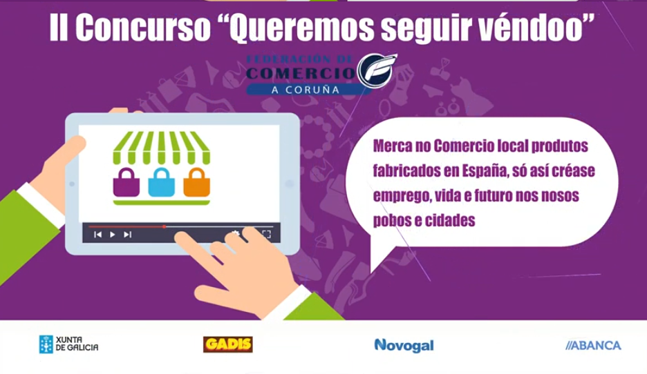 Evento virtual para la Federación Comercio Coruña